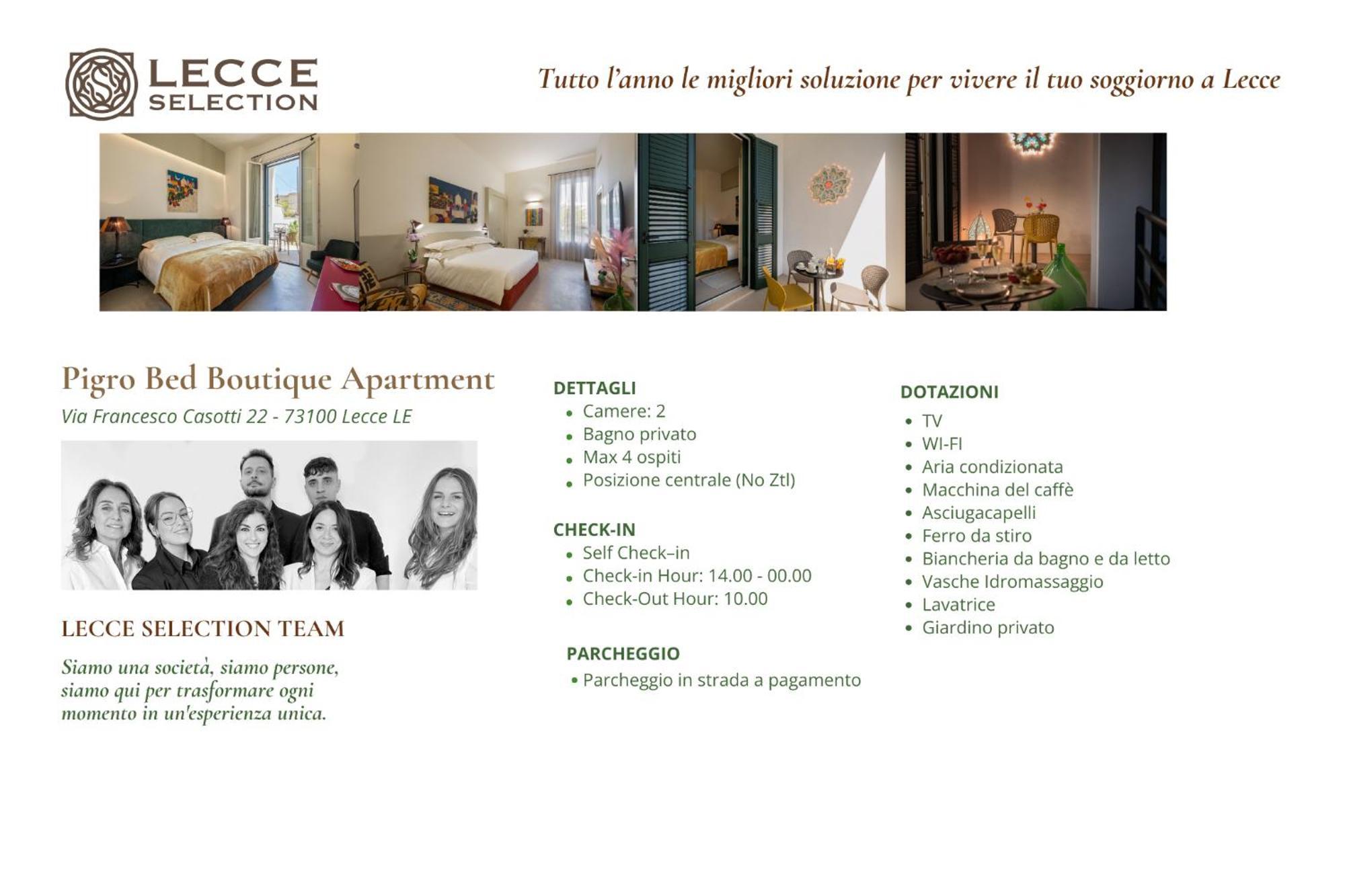 Pigro Bed - Boutique Apartment & Garden By Lecce Selection Екстериор снимка